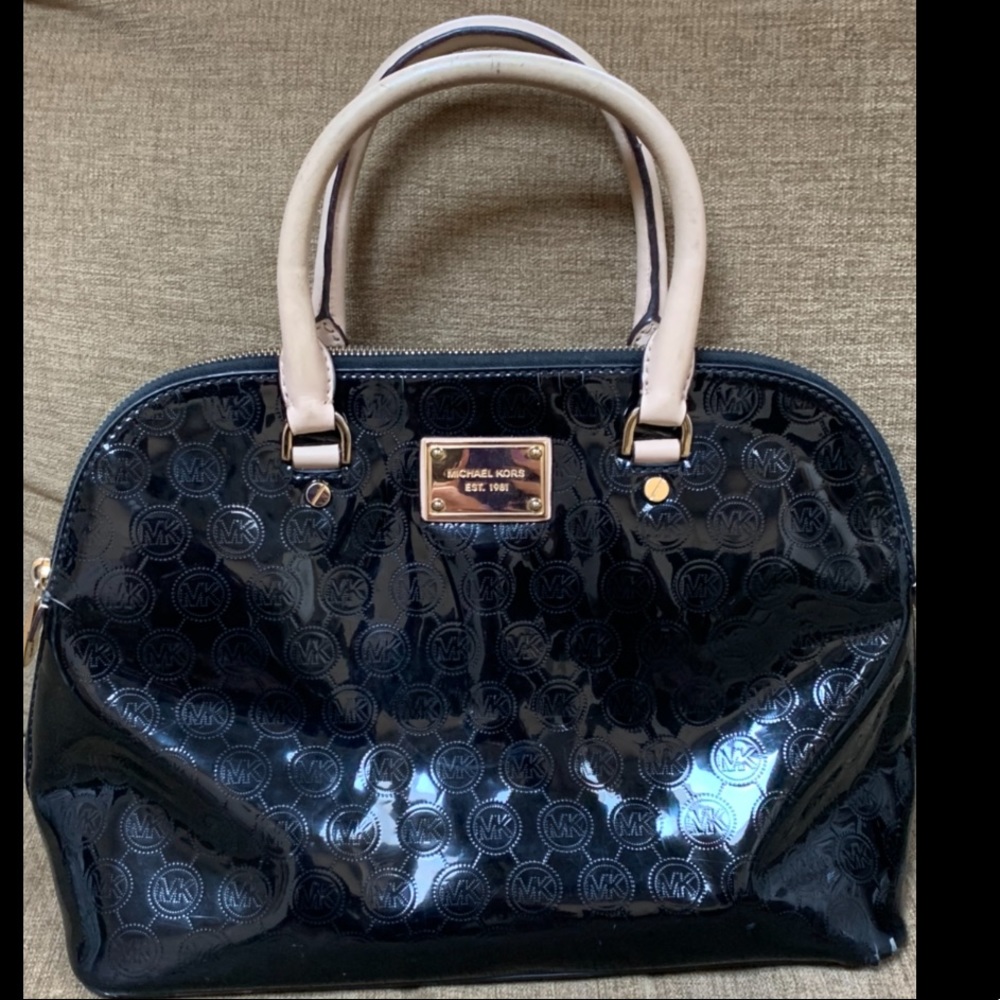 Michael Kors Black Patent Purse